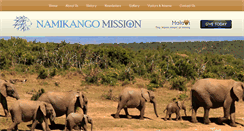 Desktop Screenshot of namikangomission.org