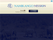 Tablet Screenshot of namikangomission.org